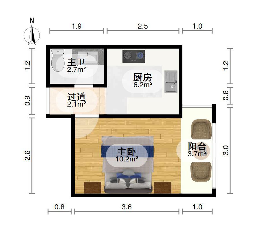 大士院三区西区,无公摊32.51㎡送车位,强势来袭,速度下手11