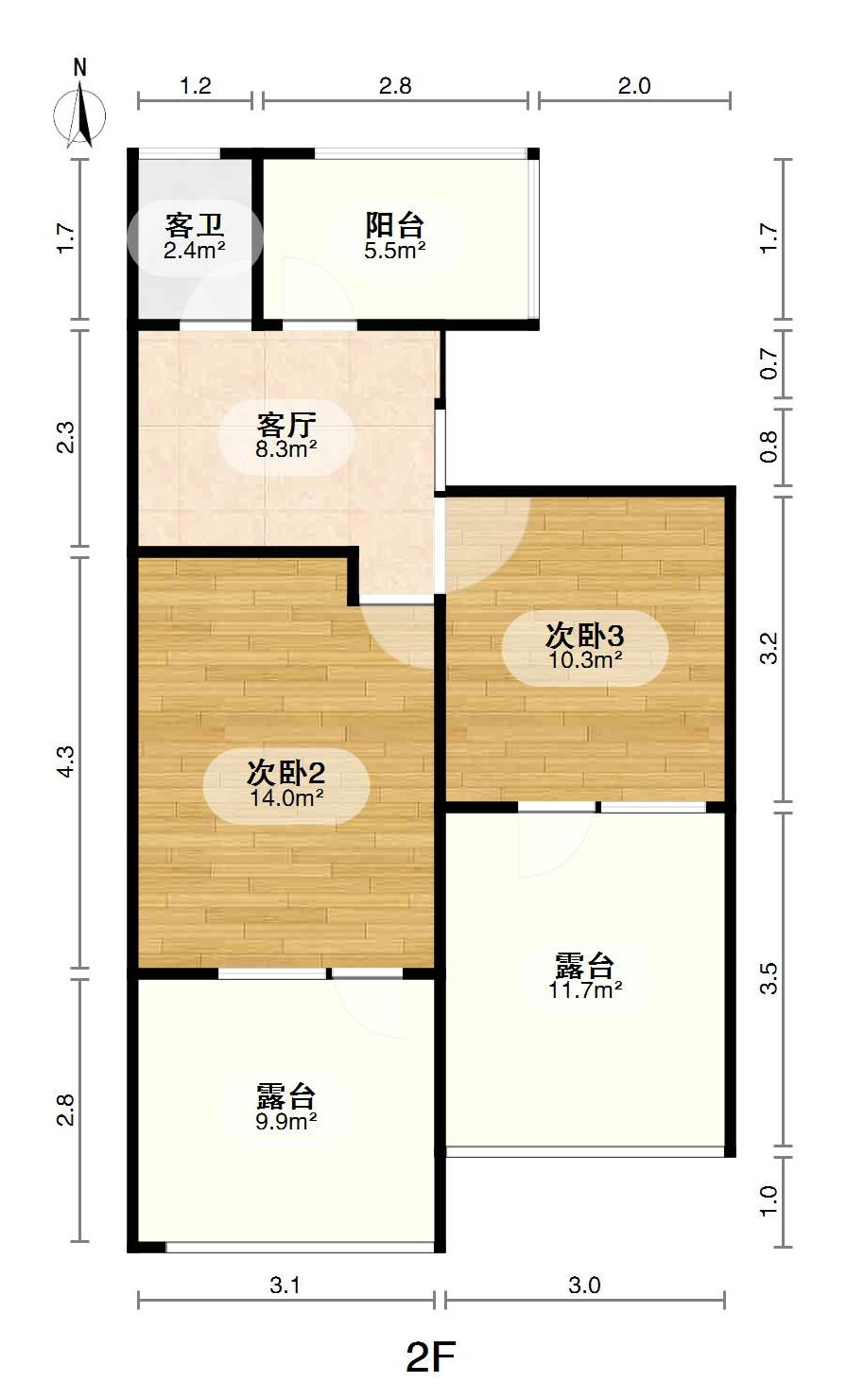 青山区青山普通3室2厅2卫二手房出售14