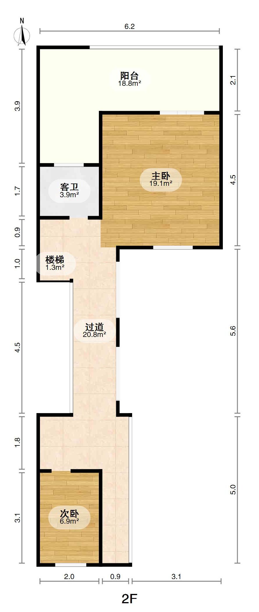 武昌区白沙洲毛坯6室2厅3卫二手房出售14