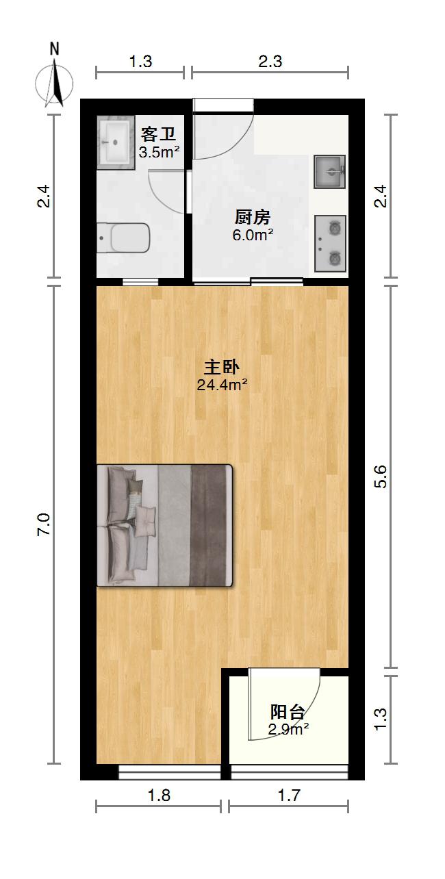 万科四季花城北区,55㎡万科四季花城北区紧邻地铁，公交便利8