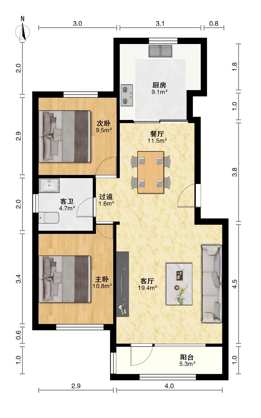 佳兆业水岸悦府,水岸佳苑东方中小5住3毛坯南北82.53平32万全款10