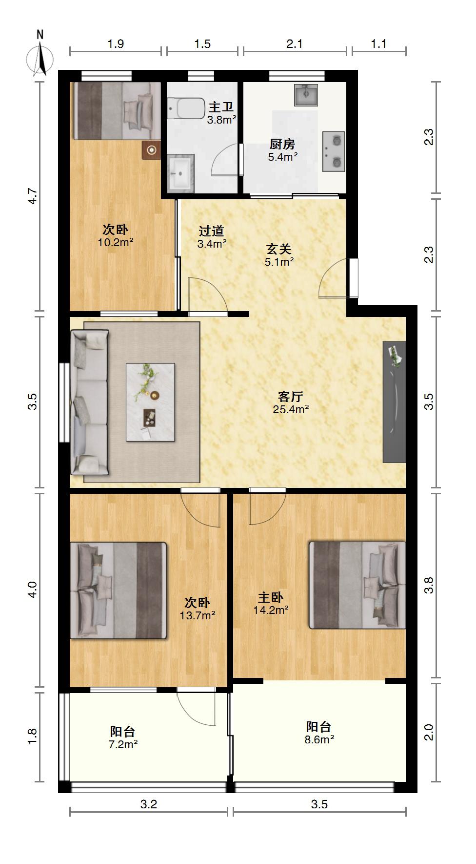 北京西路省府大院,看房方便，房主急售贤士二路省政府二大院精装3室2厅1卫1阳台13