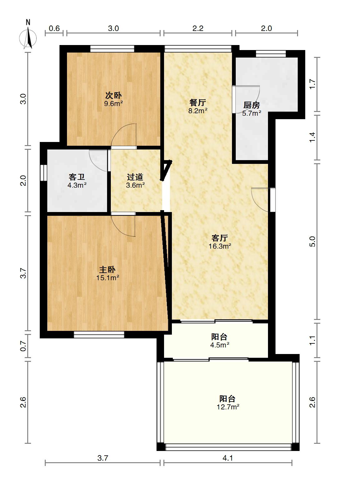 丰和新城,房东诚心售卖 看房预约 采光充足 户型方正13