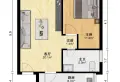 万晟城峰阁 51平米 中间好楼层12