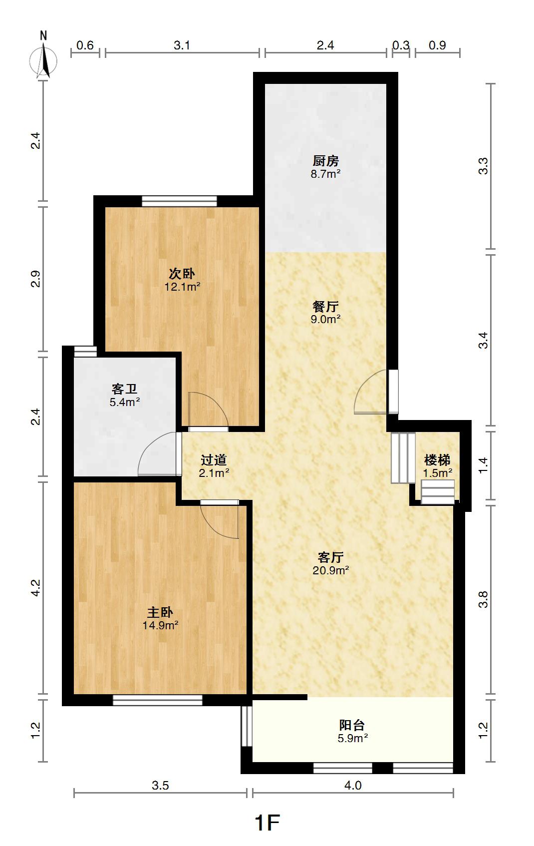 名门世家,92.37㎡名门世家紧邻地铁，公交便利14