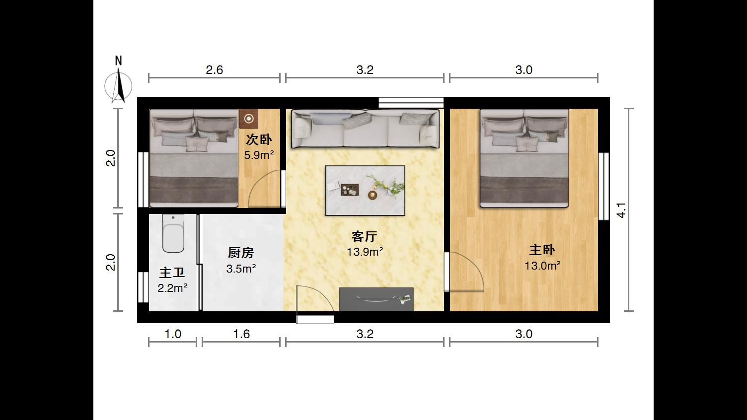 胜利路,胜利路位置好、格局棒、随时入住11