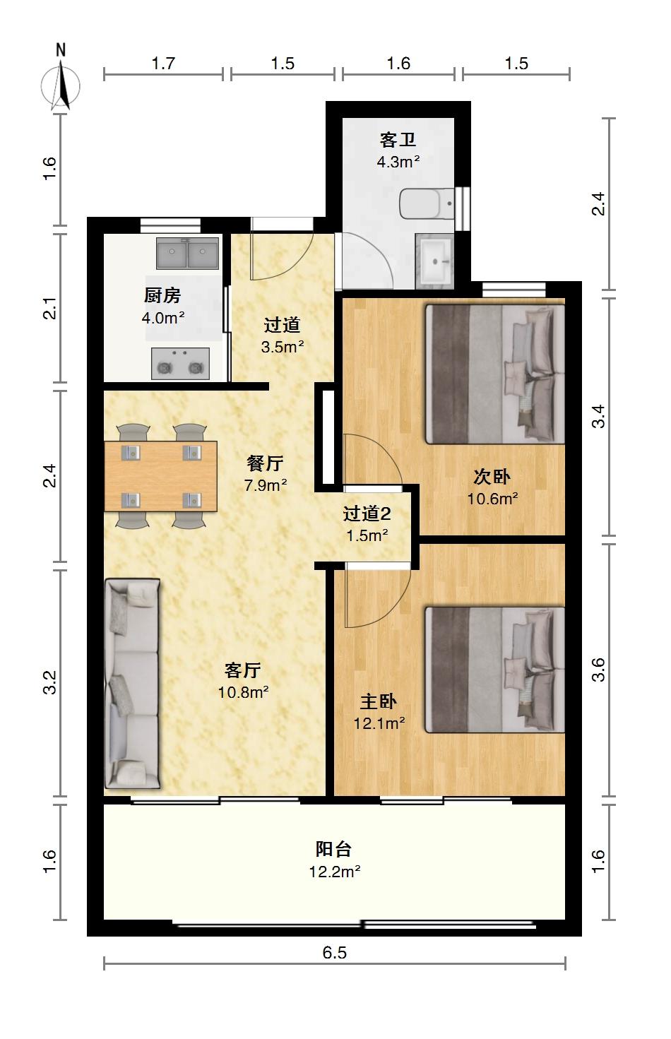 吾悦和府,吾悦和府两房35万，送产权车位一个，一手流程更名方便，9