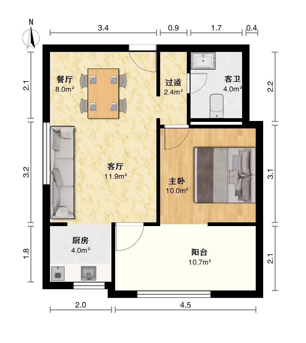 金桂公馆,金桂公馆精装小户型 可改两房13