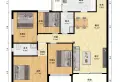凯旋国 际楼 王精装4房 126平 86万14