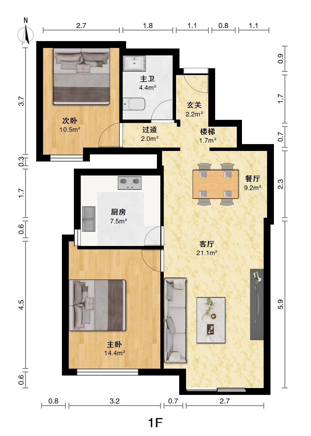 孔雀英国宫五期,一层带花园带下跃 全南两居12