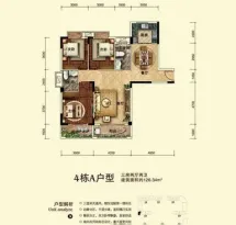 华府世家户型信息4