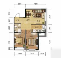 金色8里城二期户型信息20