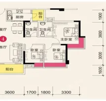 汇凯嘉园户型信息4