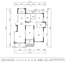 民安城市之光户型信息5