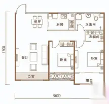 天恒龙泽府户型信息1