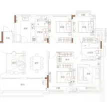 绿地中央公园户型信息3