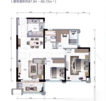 华发又一城户型信息3