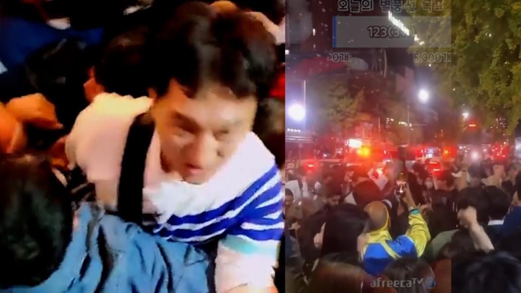 生死梨泰院丨韩国首尔踩踏现场,这两个画面令人窒息