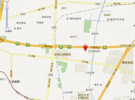 上海国际摩尔城-普陀区桃浦沪嘉高速公路以南，古浪路以北，张泾浜以东，真大路以西