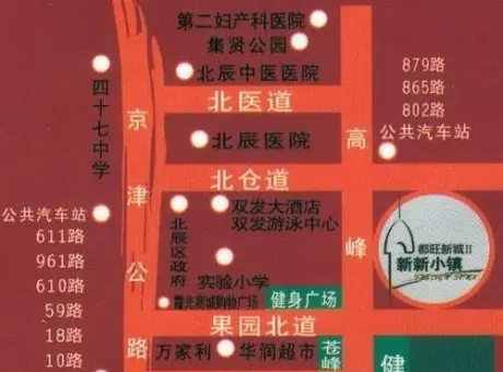 都旺新城-北辰区果园新村果园北路与高峰路交口