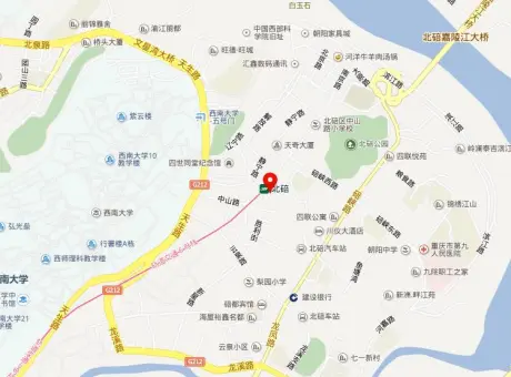 荷花池-北碚区老城区胜利路广场碚西路碚峡路所围成的一圈