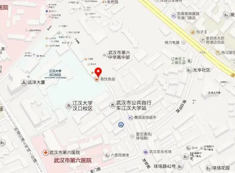 江汉大学家属区-江岸区台北香港球场路149号六中高中部正对面