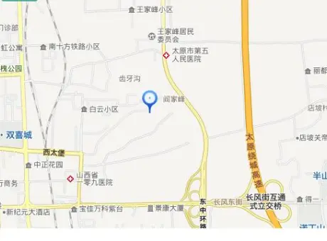 太邮东太堡小区-小店区建设南路长风街建设路交叉口东北方向