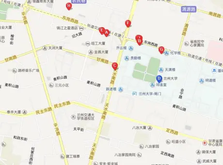 兰雅小区-城关区盘旋路盘旋路锦江阳光大酒店后面