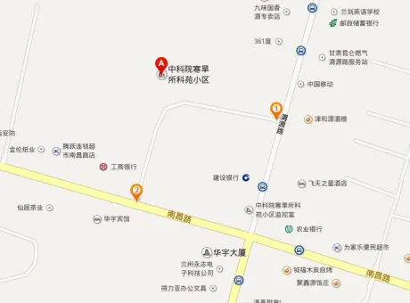 中科院寒旱所科苑小区-城关区渭源路渭源路117号附近