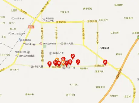 新世纪大街路南-高碑店市高碑店市世纪大道天阔东，新疆饭店旁边