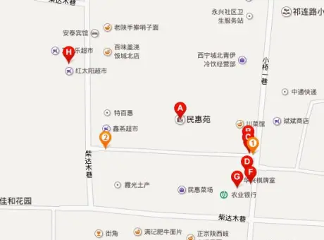 民惠苑-城北区小桥小桥大街16-20号附近