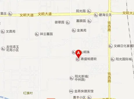 帕堤欧-龙安区城中中州路与安彩大道交叉口东南角