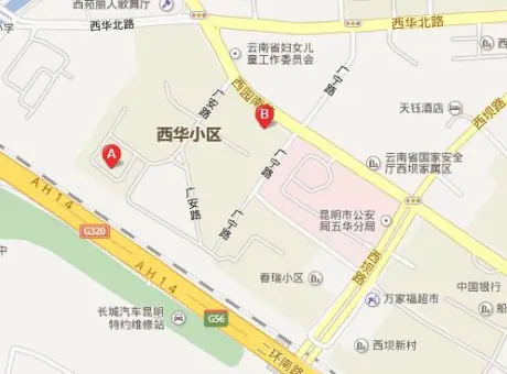 西华小区秋韵里-西山区船房片区西园路与西华北路交叉路口