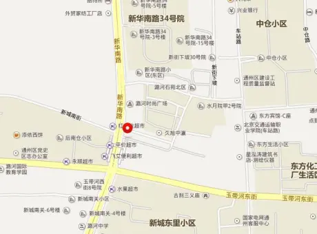 潞河医院家属楼-通州区中仓玉带河大街与新华南路交叉口西50米