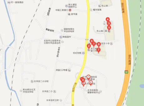 东山坡三里-丰台区长辛店周口店路