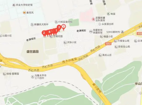 古城花园B区-沙依巴克区西虹西路老满城街