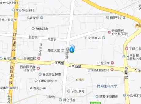 菱角塘小区中区-五华区茭菱路片区西园北路北段茭菱路与菱角塘路之间