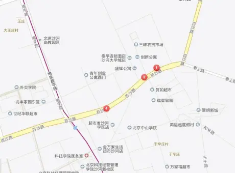 松兰堡-昌平区沙河百沙路,秦上路