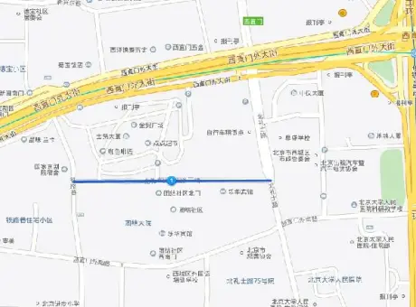 北礼士路西四条-西城区礼士路人民医院西门