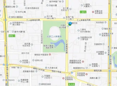 北京城市宾馆-朝阳区燕莎朝阳工人体育场东路4号