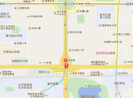 华尔街公寓-海淀区公主坟西三环莲花桥（吴家场路）