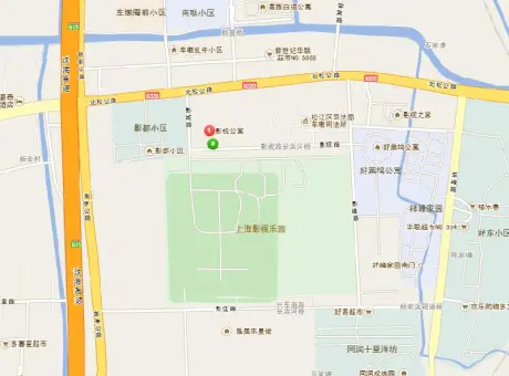 影视公寓-松江区泗泾开江路左手边。