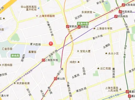 会乐公寓精舍-徐汇区复兴中路复兴西路34号