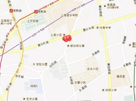 汾阳路64号-徐汇区淮海西路汾阳路路64号