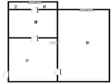 南岗区|元士街1室1厅1卫出售