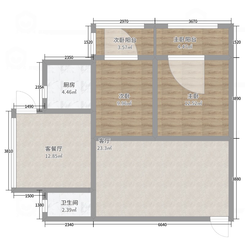 燕窝小区,滨江路燕窝小区，面积114㎡，4楼三室两厅，户型方正拎包入住13