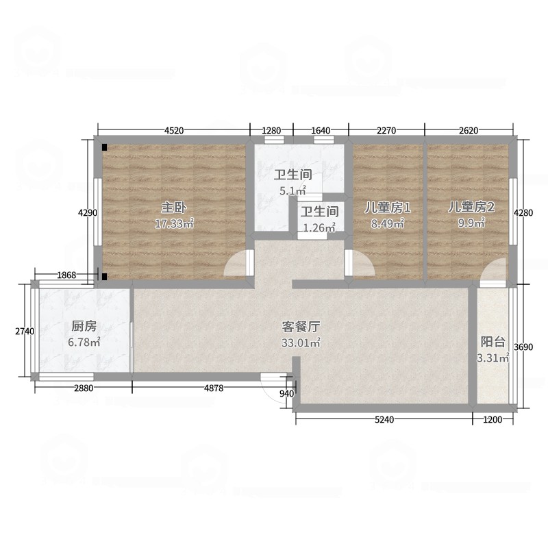 东中家属院,急租东门口商业住宅小区3号楼3单元303室，70平9