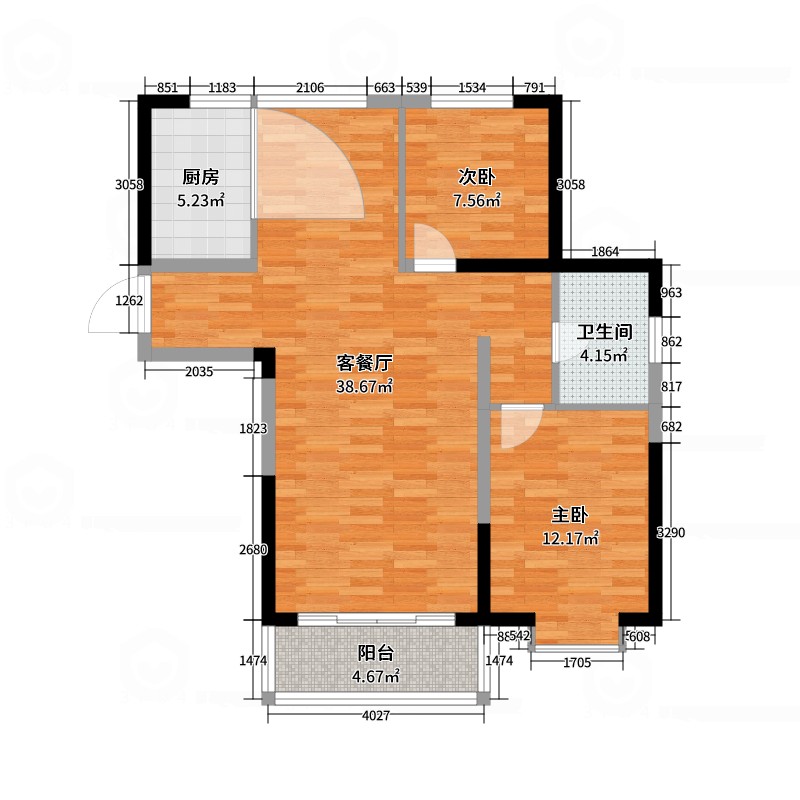 西水湾,西水湾小区两室两厅南北通透精装修带家具拎包入住7