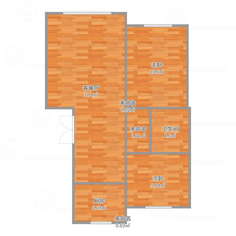 萨尔图区萨尔图精装2室1厅1卫二手房出售12