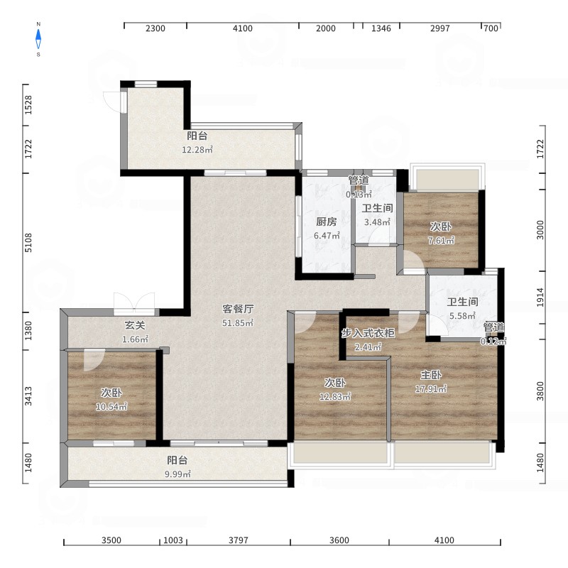 碧桂园翡翠湾,3碧桂园翡翠湾高楼层视野开阔户型方正实用全新未住过8